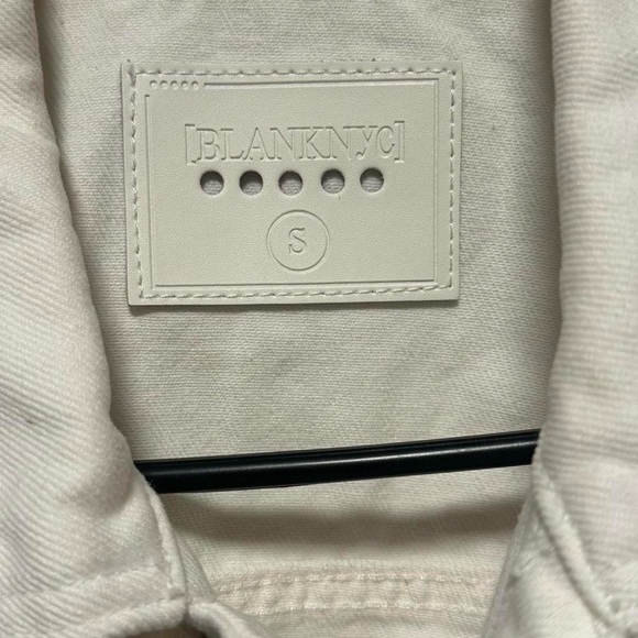 Blank NYC Off-White Denim Jacket - Picture 3 of 4